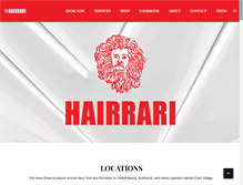 Tablet Screenshot of hairrari.com